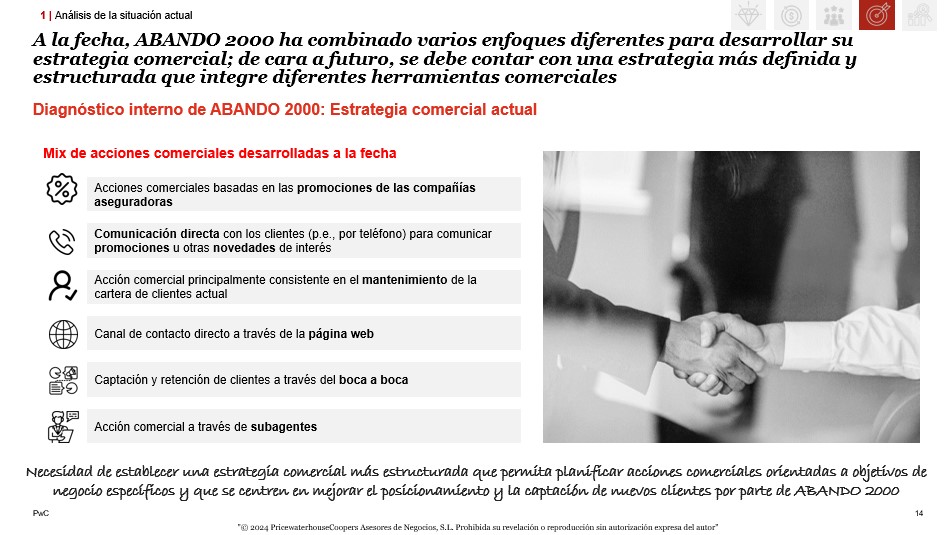 Definición de estrategia comercial para la diversificación de la cartera clientelar